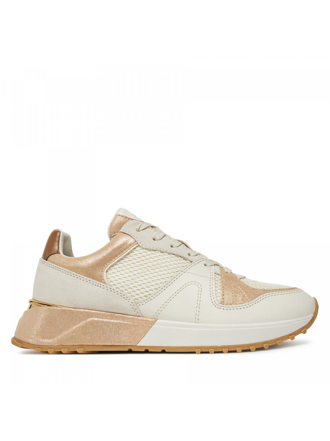 Sneakersy MICHAEL Michael Kors 43S5JMFS6L Écru